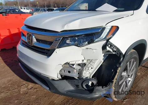 2021 Honda Pilot Awd Ex-L z USA, uszkodzony, nr VIN 5FNYF6H57MB086239